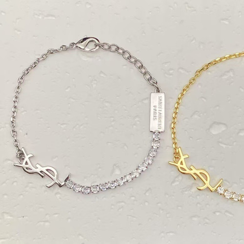 楊樹林新款項鍊滿鑽字母手鏈水鑽高版本簡約新款項鍊女