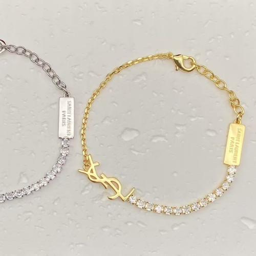 楊樹林新款項鍊滿鑽字母手鏈水鑽高版本簡約新款項鍊女