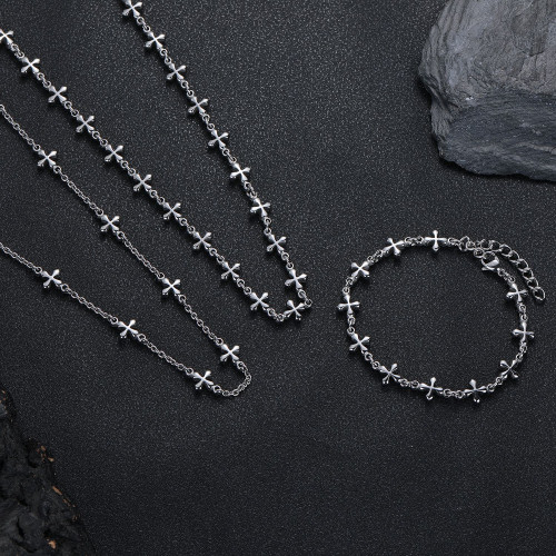 四葉草手鏈男女小衆高級感嘻哈鈦鋼不掉色穿搭中性風百搭手飾