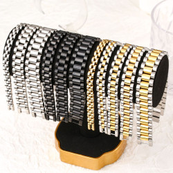 歐美不鏽鋼手鏈男士高級感個性百搭鈦鋼高級感手錶帶