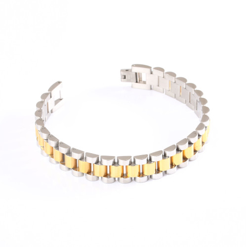 歐美不鏽鋼手鏈男士高級感個性百搭鈦鋼高級感手錶帶