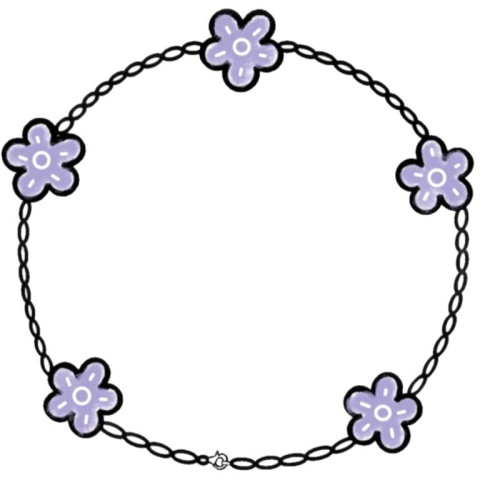 V金高版本四葉草五花手鏈厚鍍18K金CNC精雕釦天然紫玉髓瑪瑙貝母