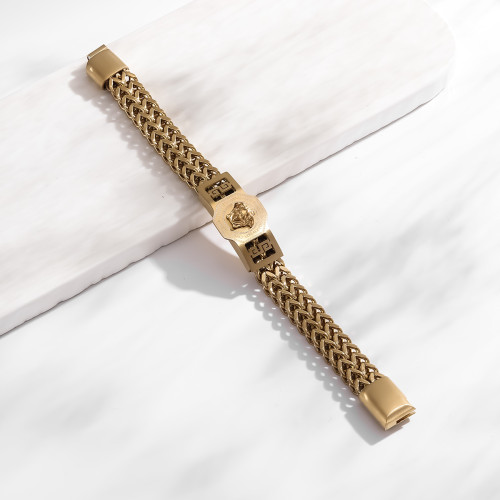 10mm高品質3珠勞款皇冠不鏽鋼男士車機手鏈手錶鏈