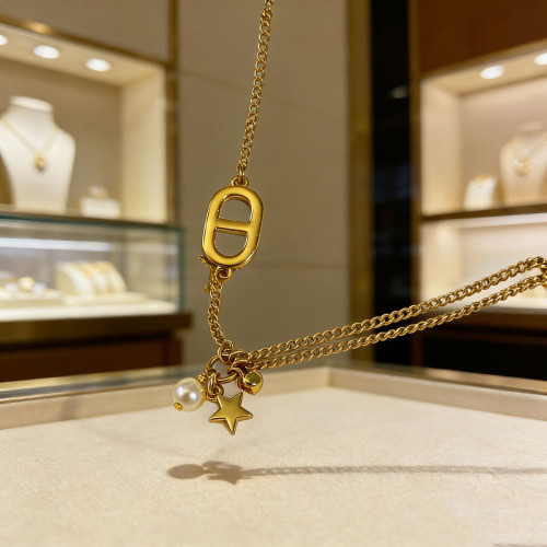 實拍新款高品質字母豬鼻子珍珠手鏈女滿鑽星星手飾女