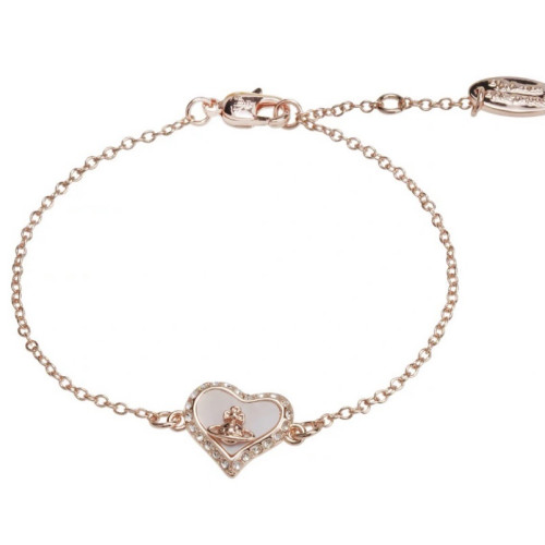 西太後愛心貝母手鏈女 薇薇安土星愛心貝殼系列手鏈女精緻高級感