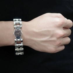 爆款流行女士手鏈霸氣不褪色男士手鏈百搭不鏽鋼情侶手鏈