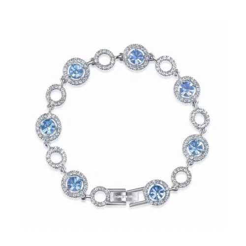 GVC紀家高品質四葉草手鏈蝶戀花飾單排鑽運珠雙面鑽光澤水晶系列