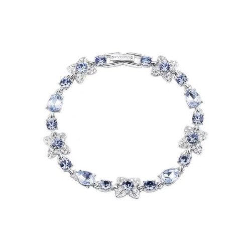 GVC紀家高品質四葉草手鏈蝶戀花飾單排鑽運珠雙面鑽光澤水晶系列