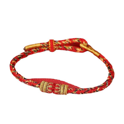 普陀山本命年紅繩編織繩手鏈十二生肖龍年手工蛇繩男女款生肖手鏈