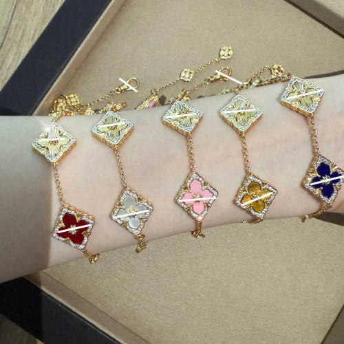 意大利新款五花手鏈歌劇院女 百搭精緻中古飾品cnc虎眼石首飾 意大利新款五花手鏈歌劇院女 百搭精緻中古飾品cnc虎眼石首飾