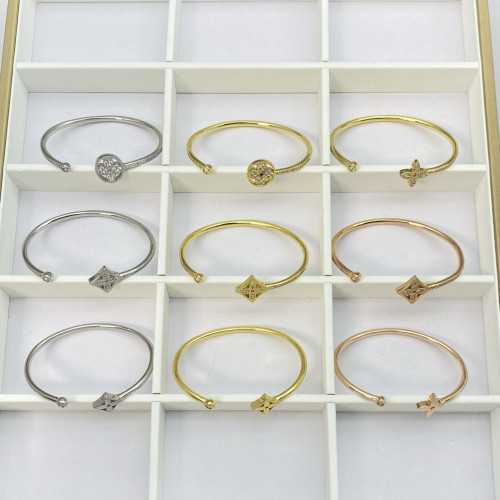 L家驢家小香風經典高版本精工精緻v手鐲對版帶標手環 L家驢家小香風經典高版本精工精緻v手鐲對版帶標手環