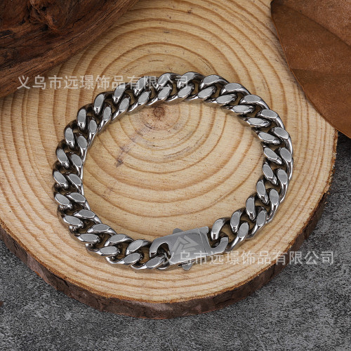 歐美古巴不鏽鋼手鏈飾品男鐳射腐蝕個性化製定嘻哈潮流女手鏈 歐美古巴不鏽鋼手鏈飾品男鐳射腐蝕個性化製定嘻哈潮流女手鏈