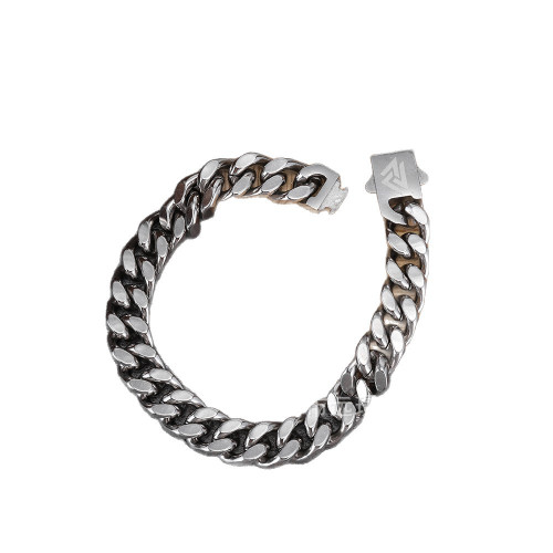 歐美古巴不鏽鋼手鏈飾品男鐳射腐蝕個性化製定嘻哈潮流女手鏈 歐美古巴不鏽鋼手鏈飾品男鐳射腐蝕個性化製定嘻哈潮流女手鏈