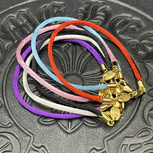 泰銀復古十字架手繩轉運彩色手繩單拍合集手鏈男女士首飾龐克嘻哈