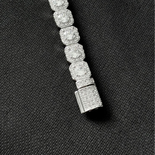 嘻哈逆愛池騁同款7mm手鏈鋯石冰糖鏈歐美爆款飾品男女古巴 嘻哈逆愛池騁同款7mm手鏈鋯石冰糖鏈歐美爆款飾品男女古巴