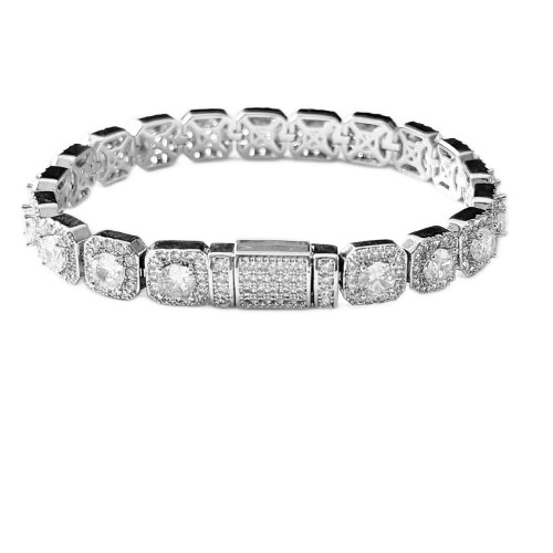 嘻哈逆愛池騁同款7mm手鏈鋯石冰糖鏈歐美爆款飾品男女古巴 嘻哈逆愛池騁同款7mm手鏈鋯石冰糖鏈歐美爆款飾品男女古巴