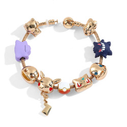 日系動漫寶可夢口袋妖怪潘家多拉diy串珠手鏈飾品鏈條