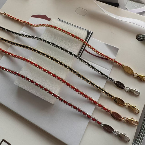 編織同款黑繩Aurore系列交織月老繩小紅繩手鏈男女本命年手繩情