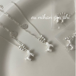 歐尼韓S925純銀小馬錢袋手鏈女小衆設計高級感個性韓國時尚手飾