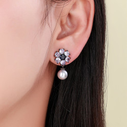 珠寶耳環925銀針鋯石簡約個性顯瘦耳墜日常珮戴女士耳飾中古耳飾