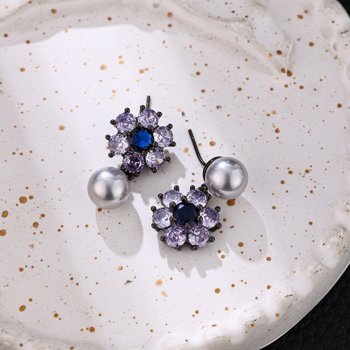 珠寶耳環925銀針鋯石簡約個性顯瘦耳墜日常珮戴女士耳飾中古耳飾