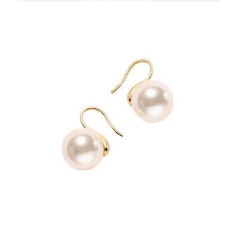 925銀珍珠高跟鞋耳飾法式女耳釘小衆高級感耳墜新款輕奢耳鉤