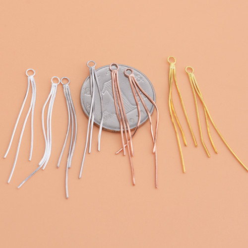 925純銀首飾配件 蛇骨鏈三條款耳線 手工DIY自製耳環耳飾配飾