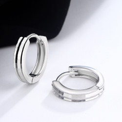 純銀925車花素銀耳釦簡約時尚潮流小衆百搭男女通用