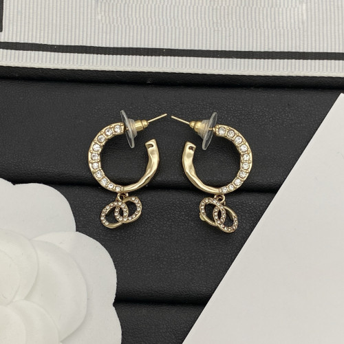 小香風/香家對標對板耳釘耳飾女小衆輕奢高級感925銀針