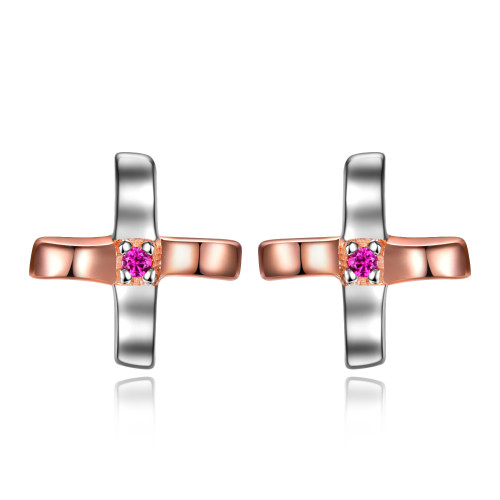 鑫義德原創設計925純銀耳釘心形耳釘耳飾品韓版氣質耳釘