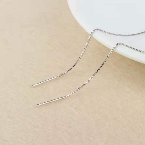 925純銀耳線女簡約款超長耳鏈日韓國氣質耳墜耳飾流蘇純銀耳飾