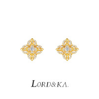 新中式滿鑽金剛杵耳釘輕奢高級感 老鋪同款十字金剛杵耳環女925銀