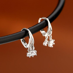 一唸 925純銀閃鑽流蘇耳環女2025年新款小衆高級感時尚耳飾品