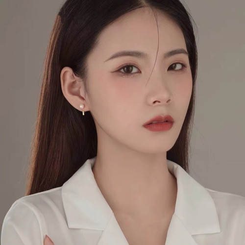 一唸 925純銀珍珠耳釘女氣質巴洛克耳環高級感小衆設計韓耳飾