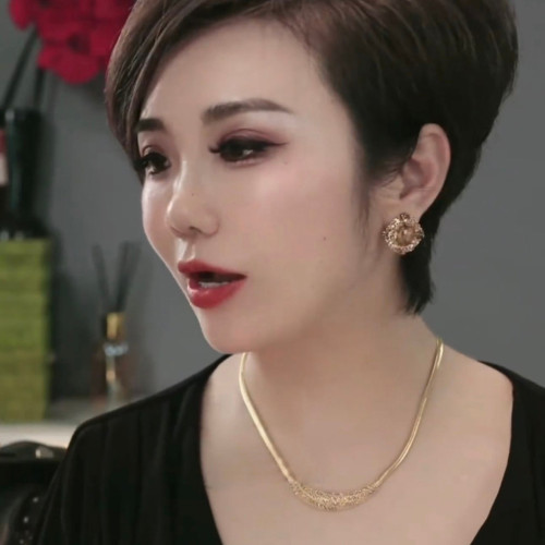 法式氣質香檳色鋯石菱形耳釘女時尚簡約精緻925銀針耳環輕奢耳飾