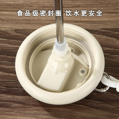 新款純鈦八角咖啡杯戶外可攜式高顔值保溫杯鈦杯提繩純鈦吸琯杯禮品