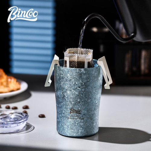 Bincoo鈦杯純鈦保溫杯男士水杯可攜式外出咖啡杯家用大容量隨行杯