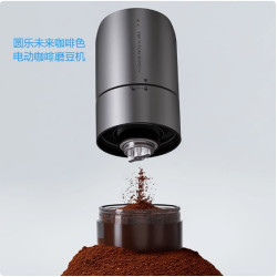 圓樂電動磨豆機咖啡機磨豆器CNC420不鏽鋼磨芯研磨機器自動咖啡豆