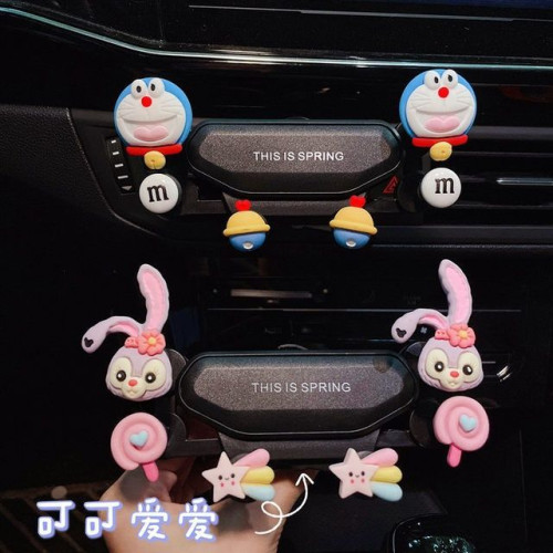 車用手機支架可愛女神款出風口通用支駕汽車上手機導航固定支撐架