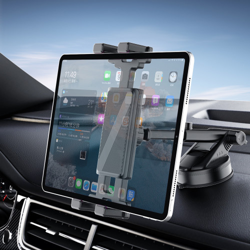 車用手機支架吸盤ipad7-12.9寸摺疊螢幕手機架平板通用汽車支架