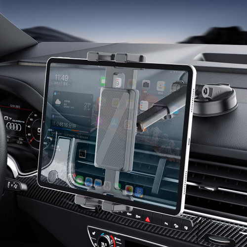 車用手機支架吸盤ipad7-12.9寸摺疊螢幕手機架平板通用汽車支架