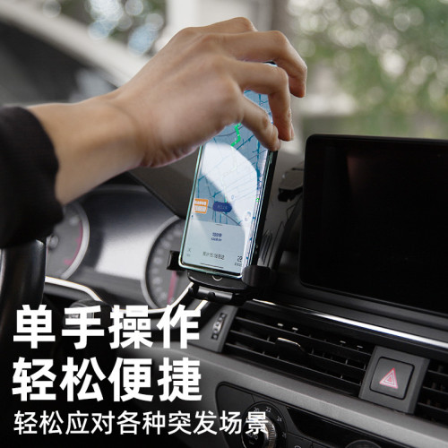 S51瀑布吸盤車用手機支架懸掛吸盤手機支架儀表台導航重力收縮架