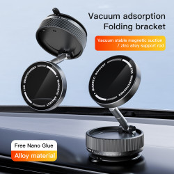 Car metal phone holder Vacuum adsorption magnetic bracket