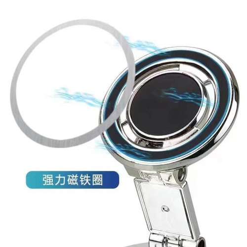車用手機支架磁吸吸盤式儀表中控台汽車導航支撐架速貼磁吸折疊