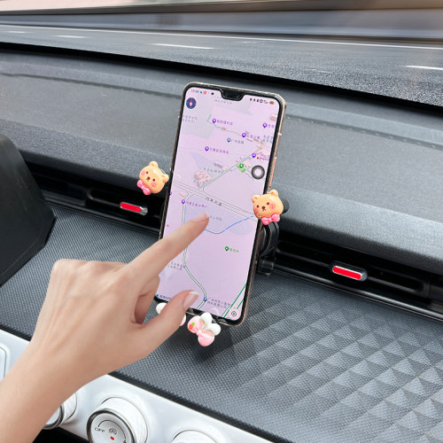 適用於車用車上專用出風口儀表台GB導航固定支撐車用手機支架