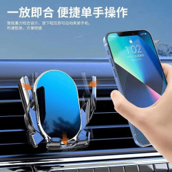 鏡面車用手機支架汽車出風口底座無通用吸盤式不可充電