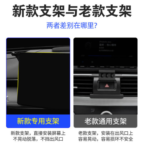 適用於長安深藍S7螢幕款手機支架底座新款專用套屏底座