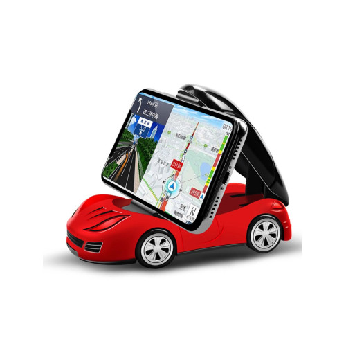 創意車模型儀表盤車用手機支架橫擺件屏竪屏旋轉導航車用支架通用