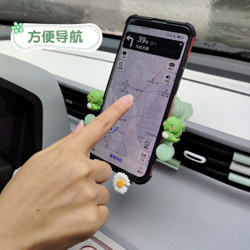 五菱宏光mini車用手機支架馬卡龍車內飾卡通EV專用導航儀表台裝飾
