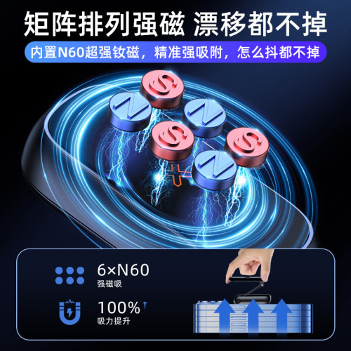 車用手機支架磁吸汽車導航架強磁儀表台粘貼折疊新型鋁合金 車用手機支架磁吸汽車導航架強磁儀表台粘貼折疊新型鋁合金
